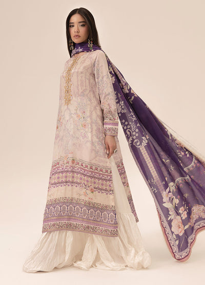 Digital printed handwork silk