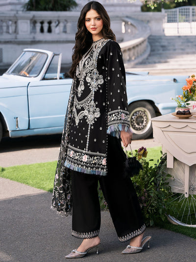 CLARA BY BINILYAS EMBROIDERED 3 PC LUXURY LAWN ||214 - A