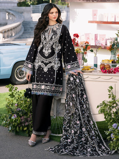 CLARA BY BINILYAS EMBROIDERED 3 PC LUXURY LAWN ||214 - A