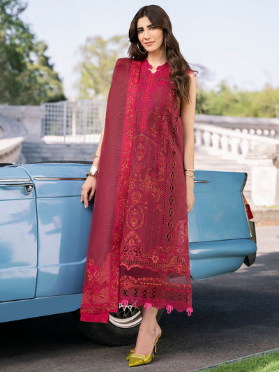 CLARA BY BINILYAS EMBROIDERED 3 PC LUXURY LAWN ||211 - B