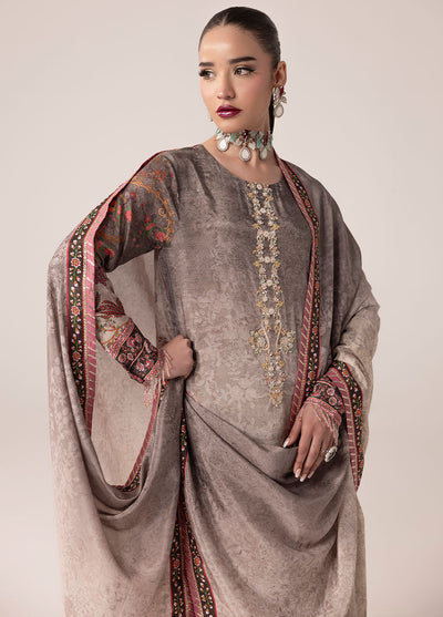 Digital printed handwork silk