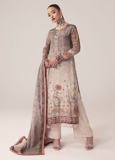 Digital printed handwork silk