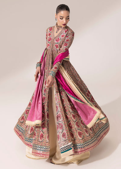 Digital printed handwork silk