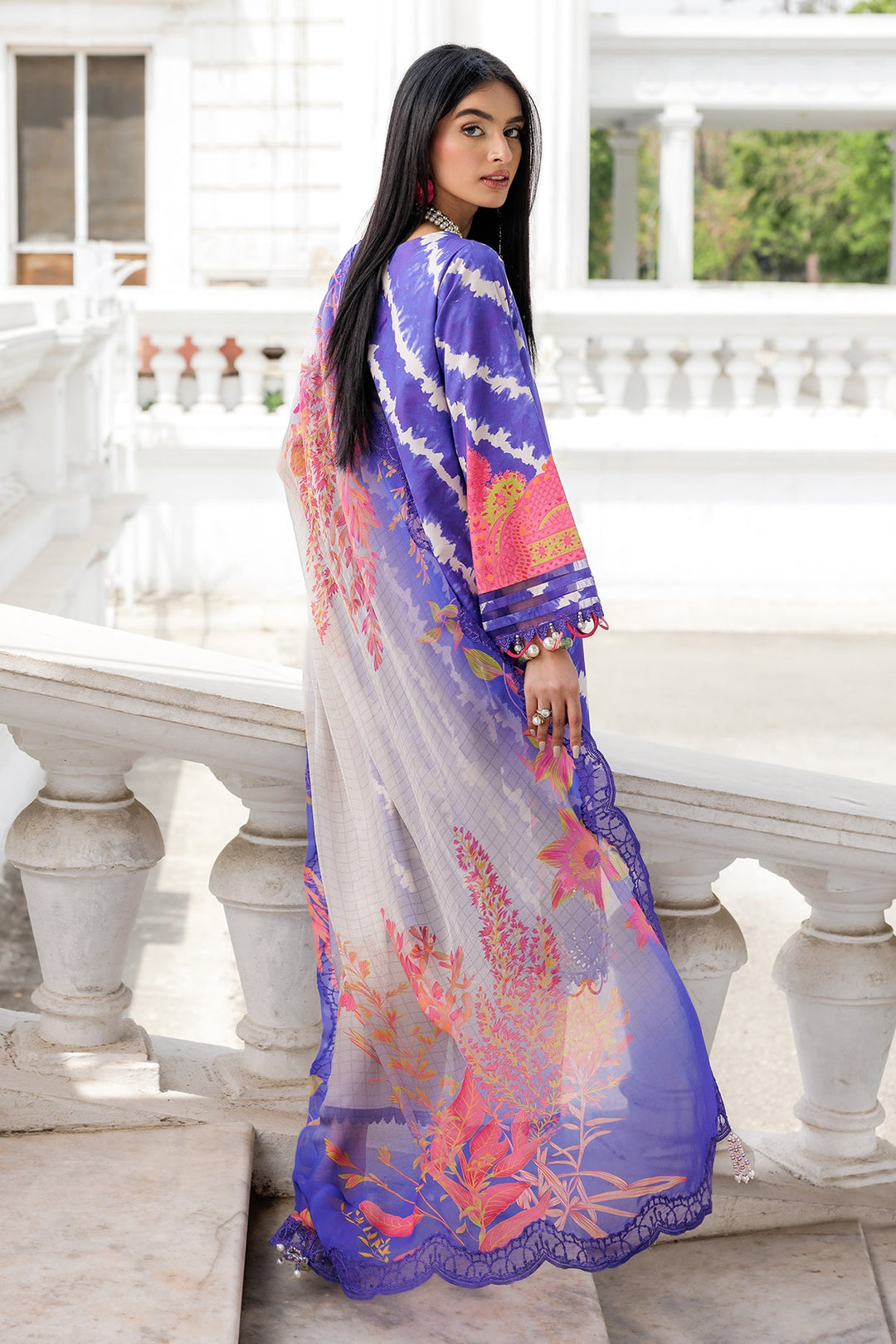 3-PC Unstitched Embroidered Lawn Collection