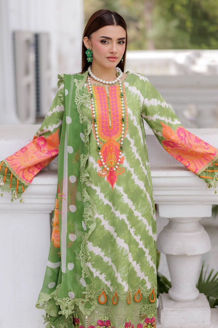3-PC Unstitched Embroidered Lawn Collection