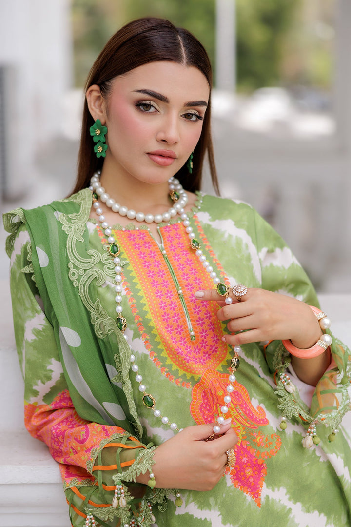 3-PC Unstitched Embroidered Lawn Collection