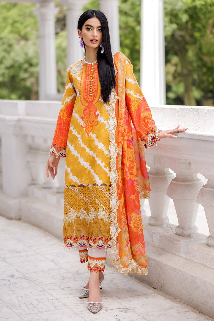 3-PC Unstitched Embroidered Lawn Collection