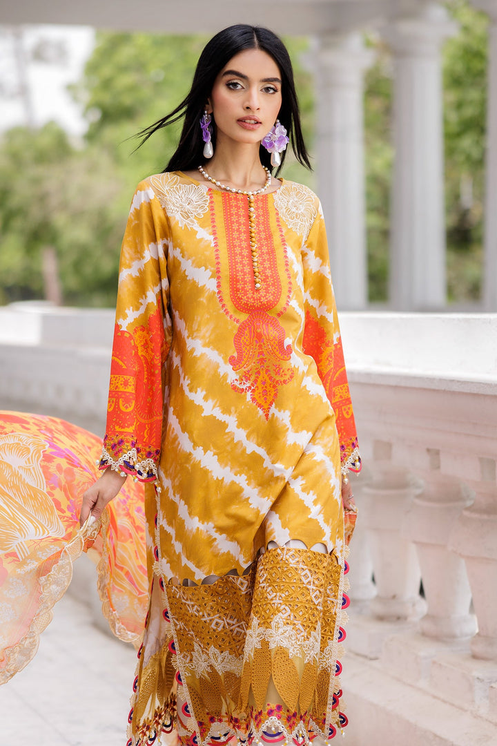 3-PC Unstitched Embroidered Lawn Collection