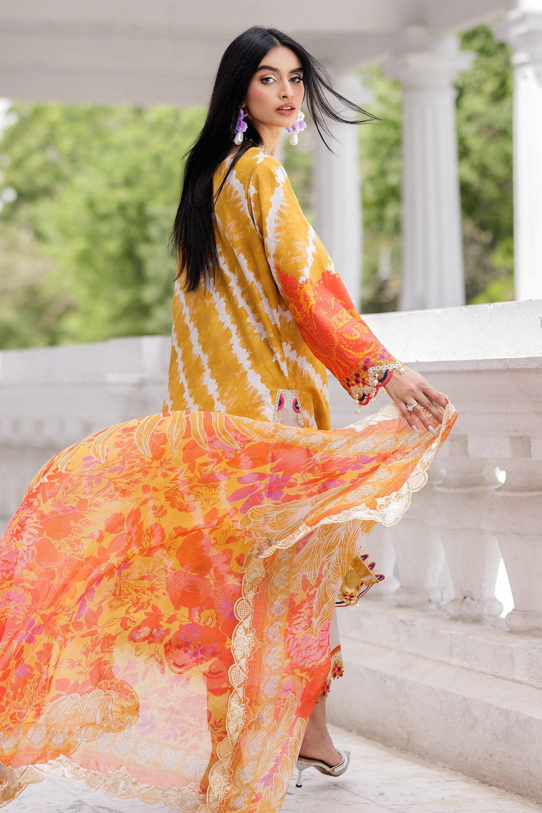 3-PC Unstitched Embroidered Lawn Collection