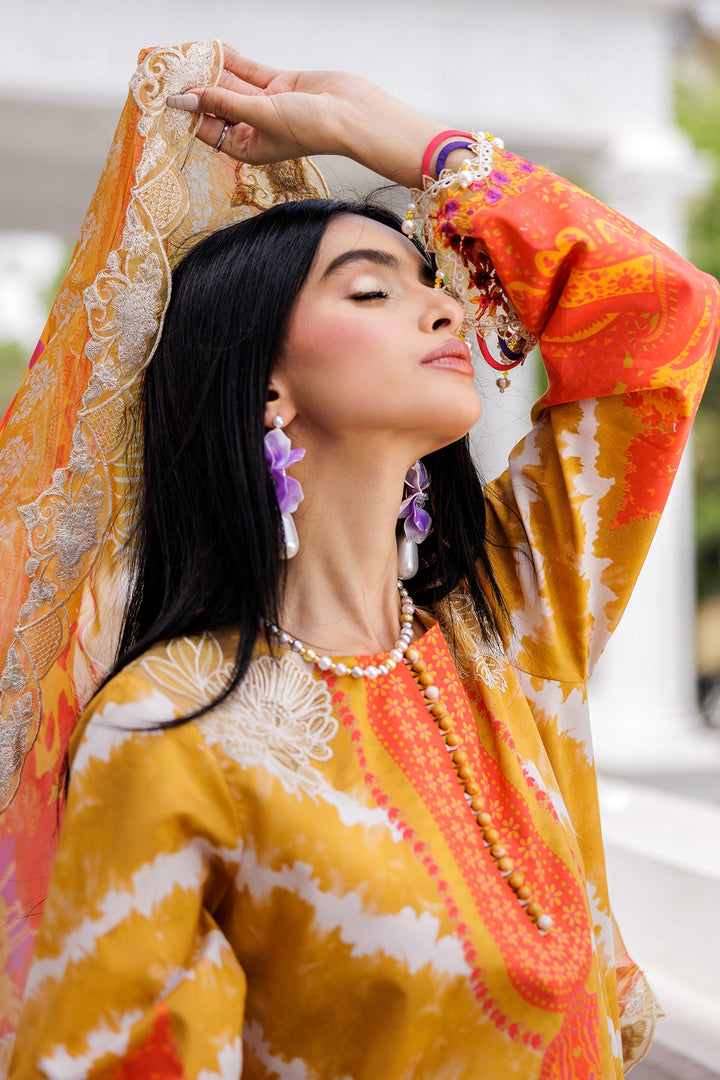 3-PC Unstitched Embroidered Lawn Collection
