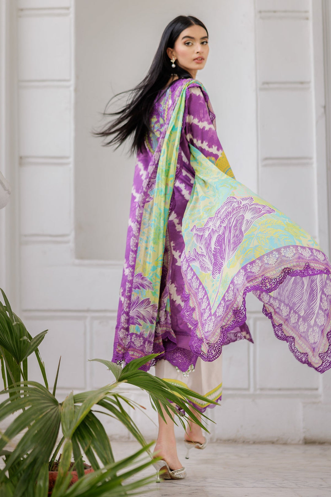 3-PC Unstitched Embroidered Lawn Collection