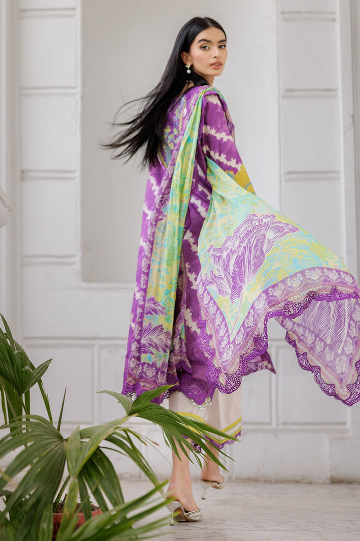 3-PC Unstitched Embroidered Lawn Collection