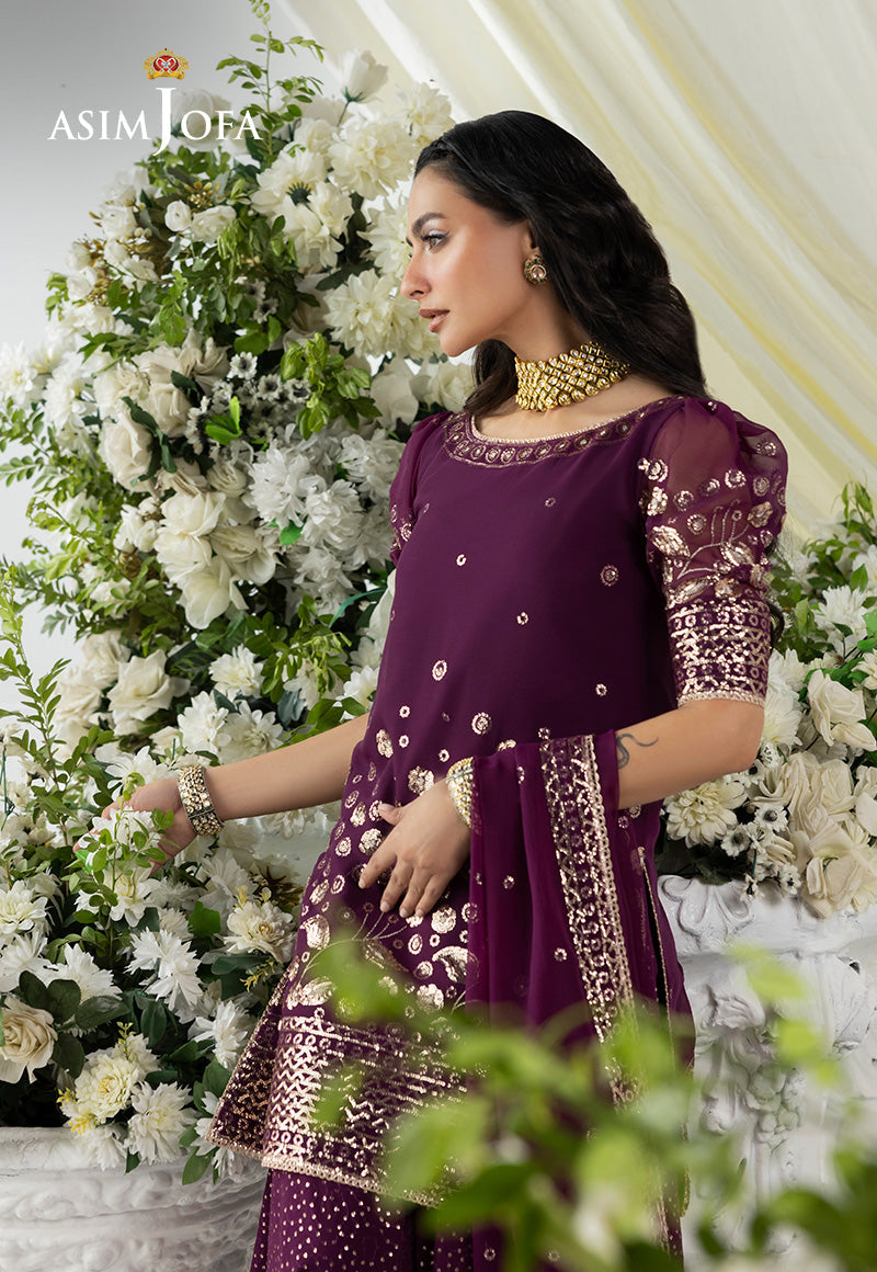 EMBROIDERED CHIFFON UNSTITCHED 3 PCS