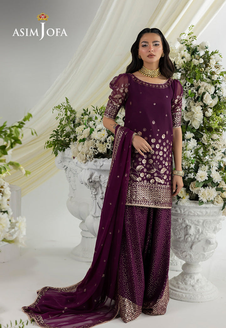 EMBROIDERED CHIFFON UNSTITCHED 3 PCS