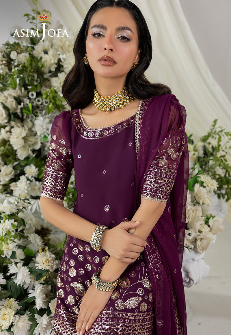 EMBROIDERED CHIFFON UNSTITCHED 3 PCS