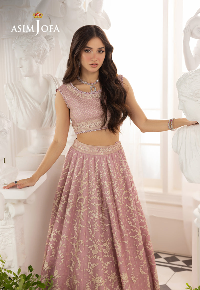 EMBROIDERED JAVERIA NET UNSTITCHED 3 PCS