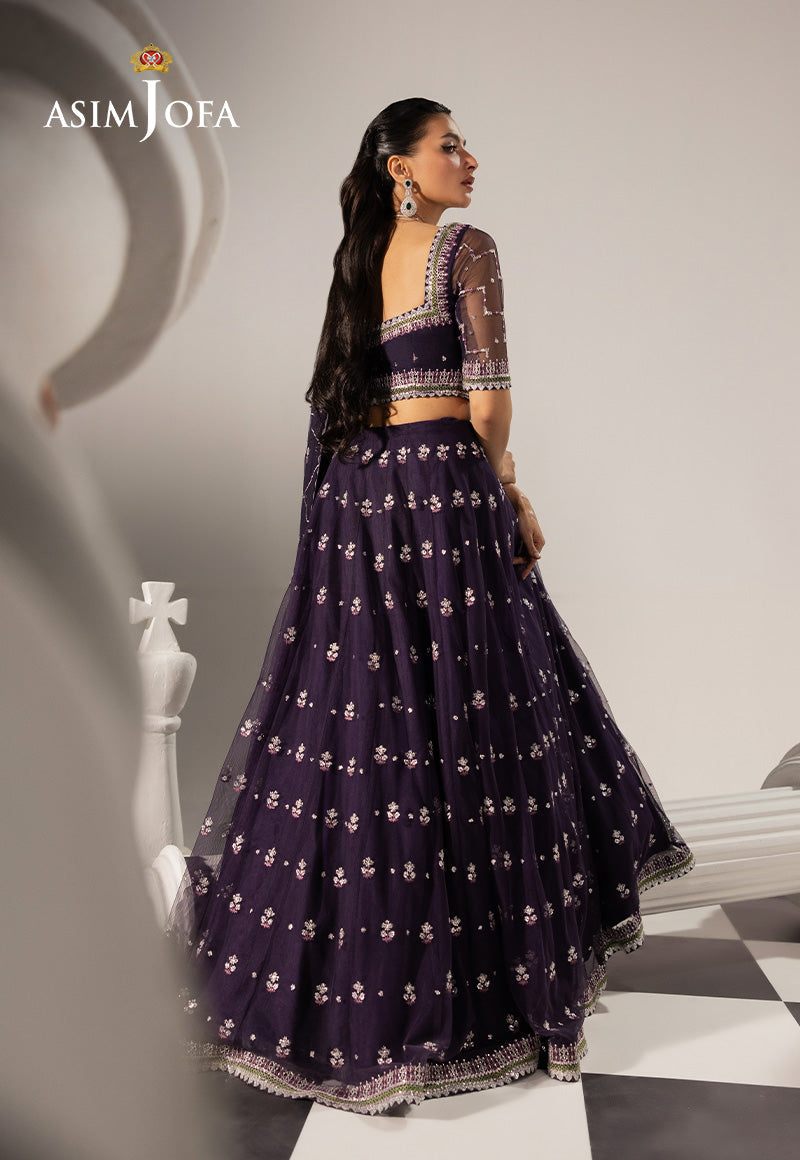 EMBROIDERED NET UNSTITCHED 3 PCS