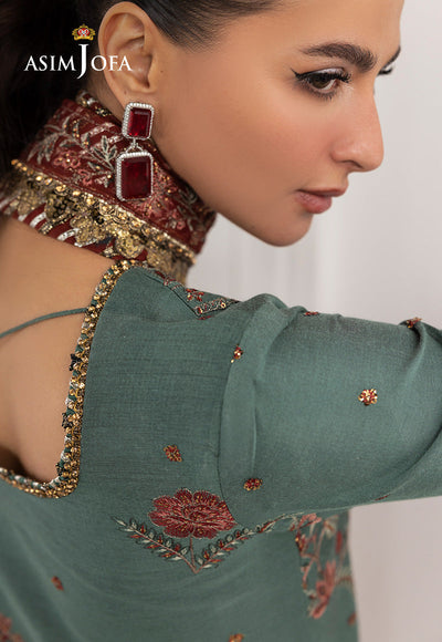 EMBROIDERED COTTON SILK UNSTITCHED 3 PCS