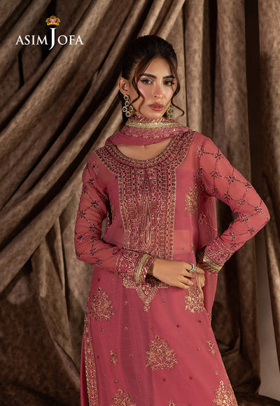 EMBROIDERED CHIFFON UNSTITCHED 3 PCS