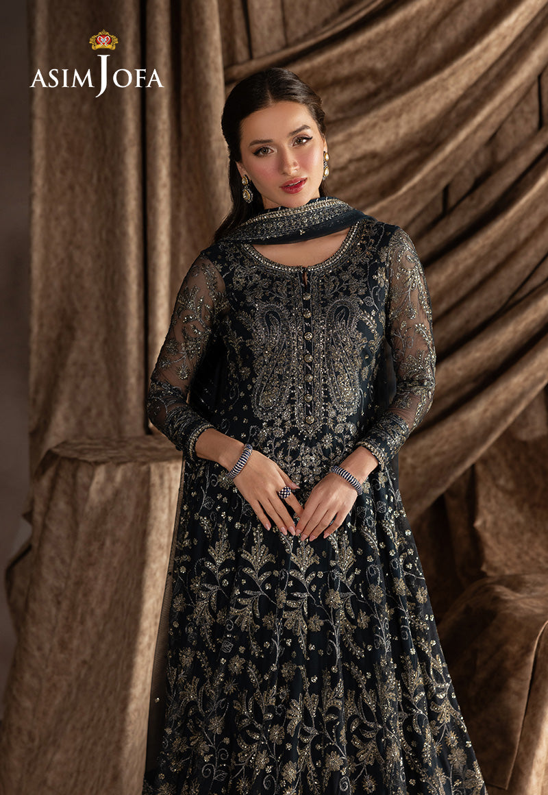 EMBROIDERED NET UNSTITCHED 3 PCS