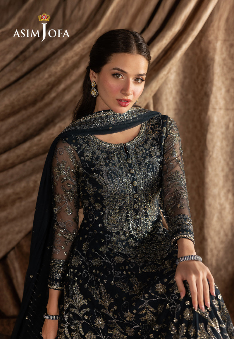 EMBROIDERED NET UNSTITCHED 3 PCS