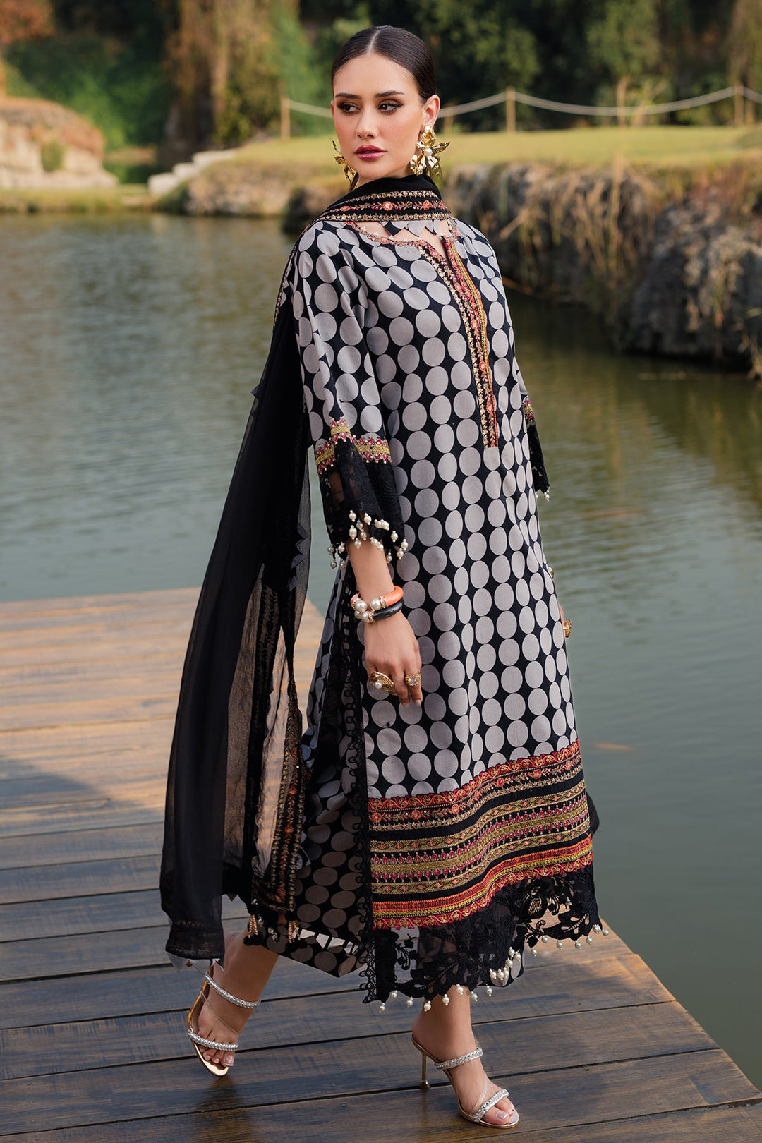 3-PC Unstitched Festive Edit Lawn Collection