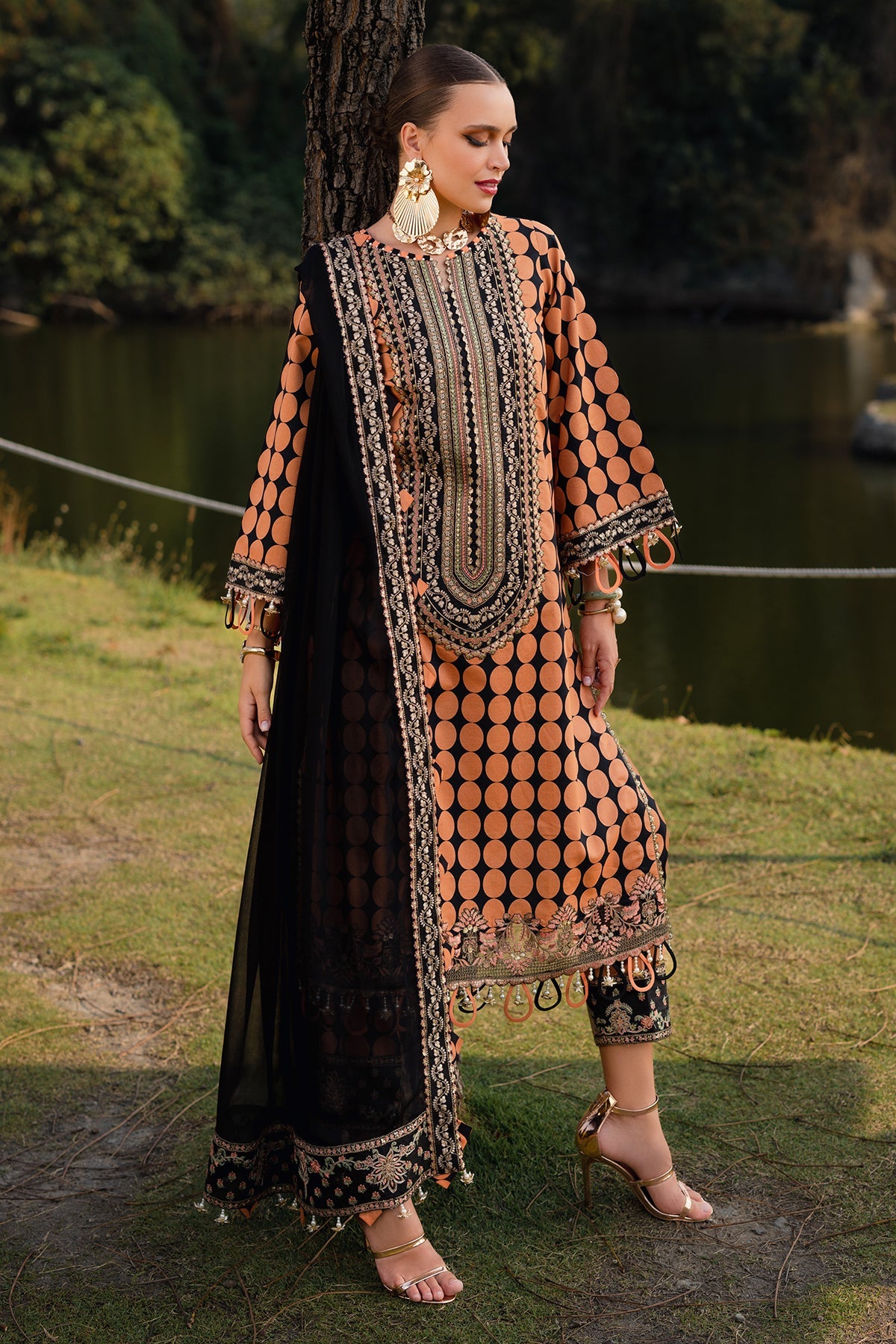3-PC Unstitched Festive Edit Lawn Collection