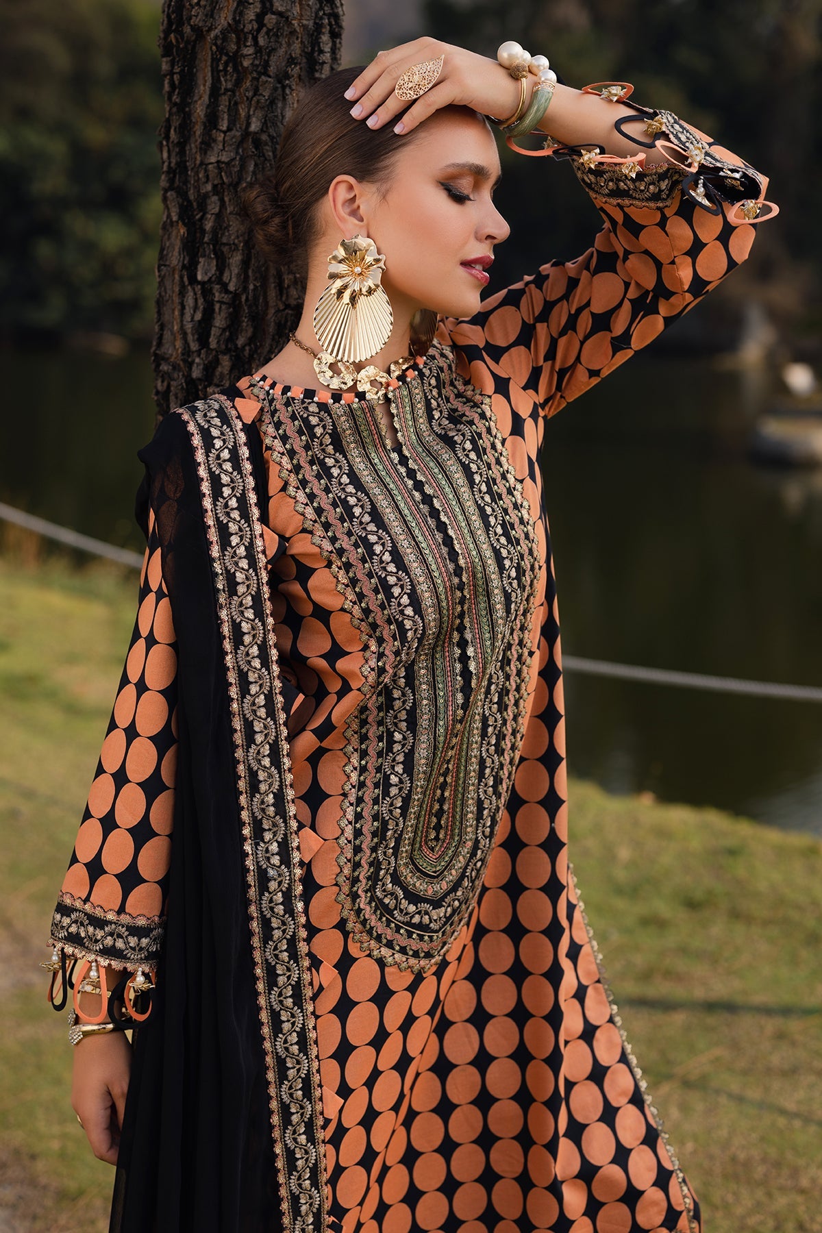 3-PC Unstitched Festive Edit Lawn Collection