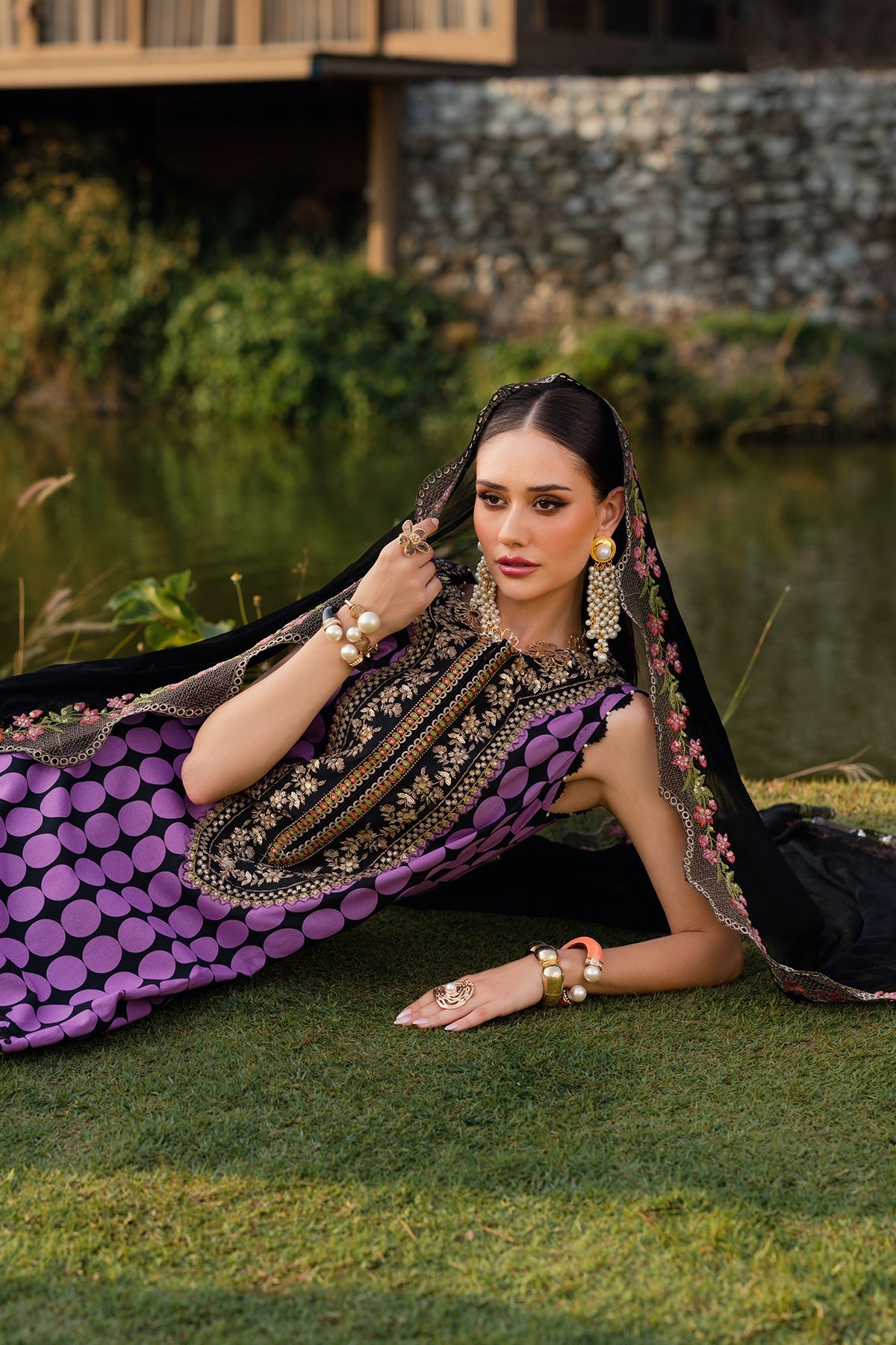 3-PC Unstitched Festive Edit Lawn Collection