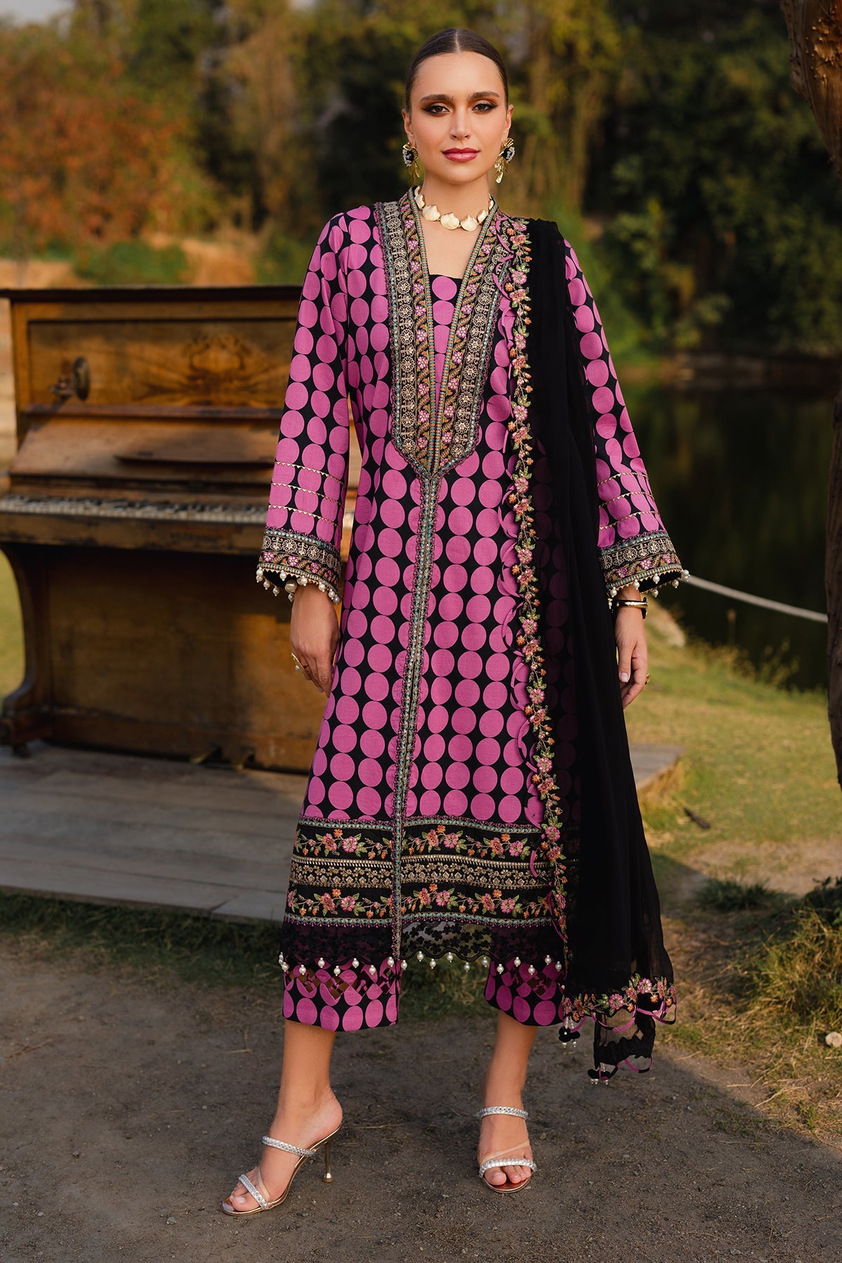 3-PC Unstitched Festive Edit Lawn Collection