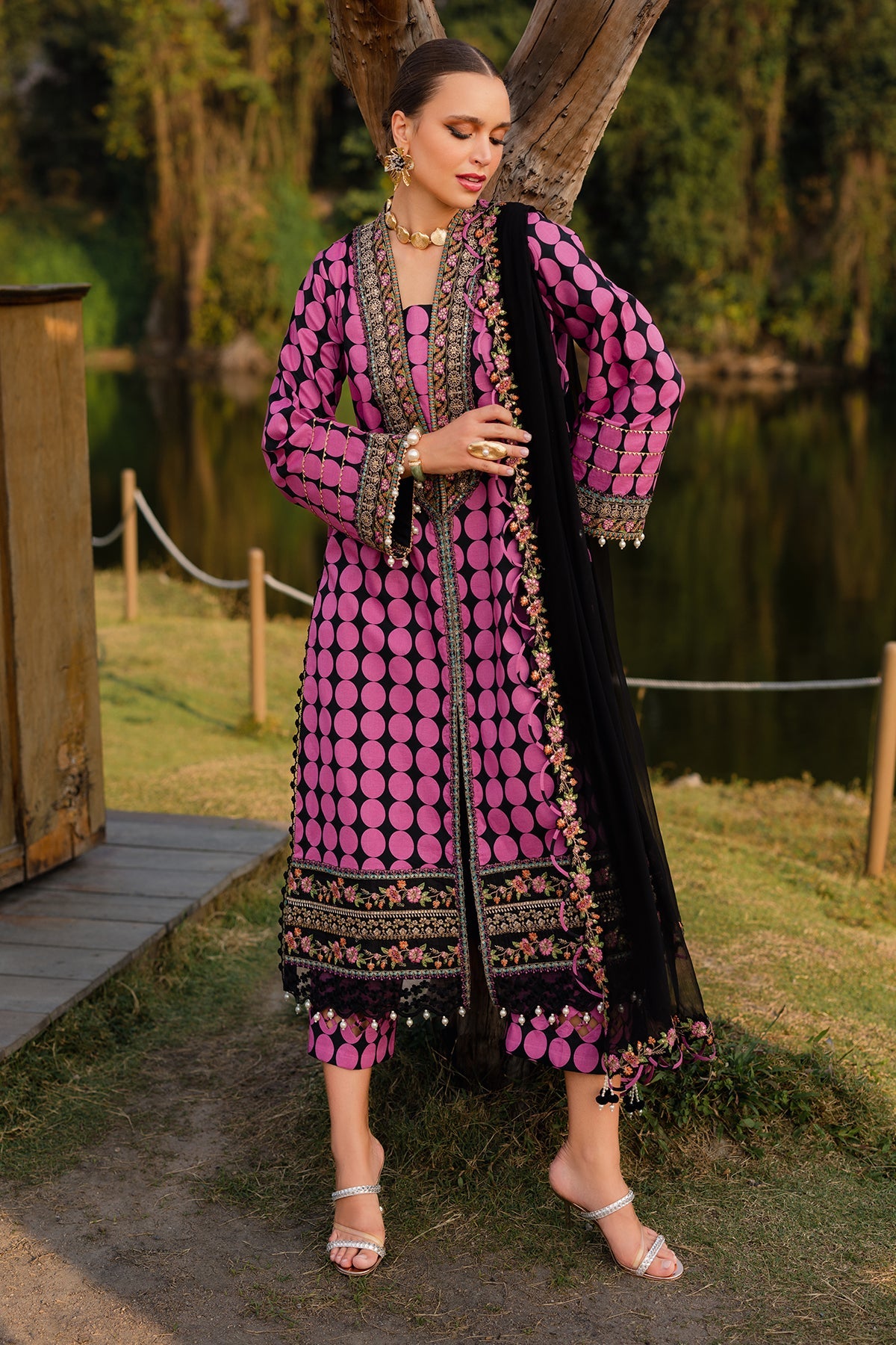 3-PC Unstitched Festive Edit Lawn Collection