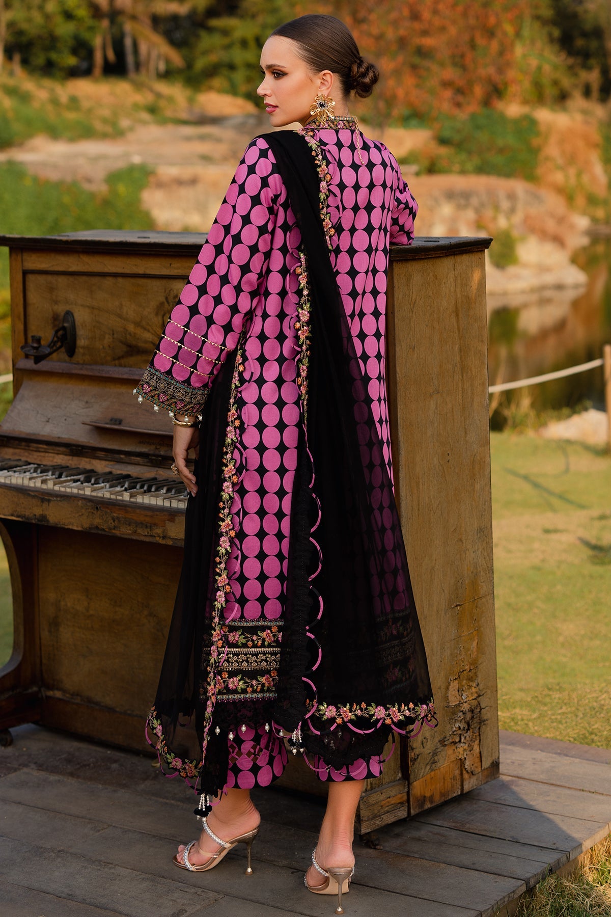3-PC Unstitched Festive Edit Lawn Collection