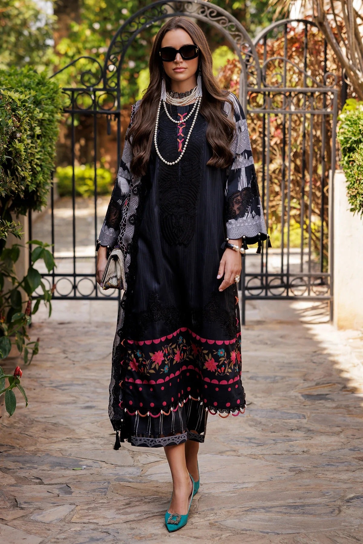 3-PC Unstitched Embroidered Lawn Collection