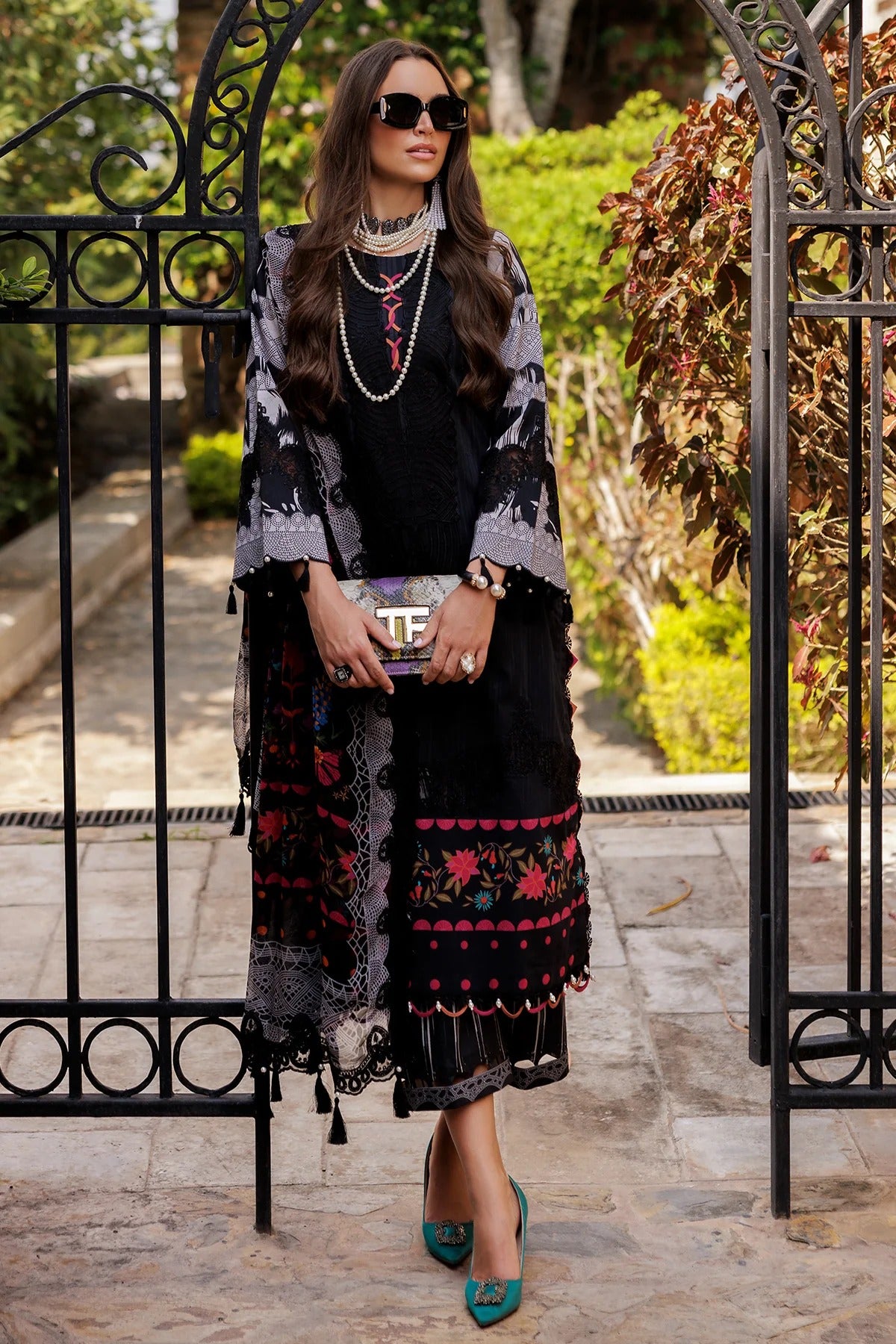 3-PC Unstitched Embroidered Lawn Collection