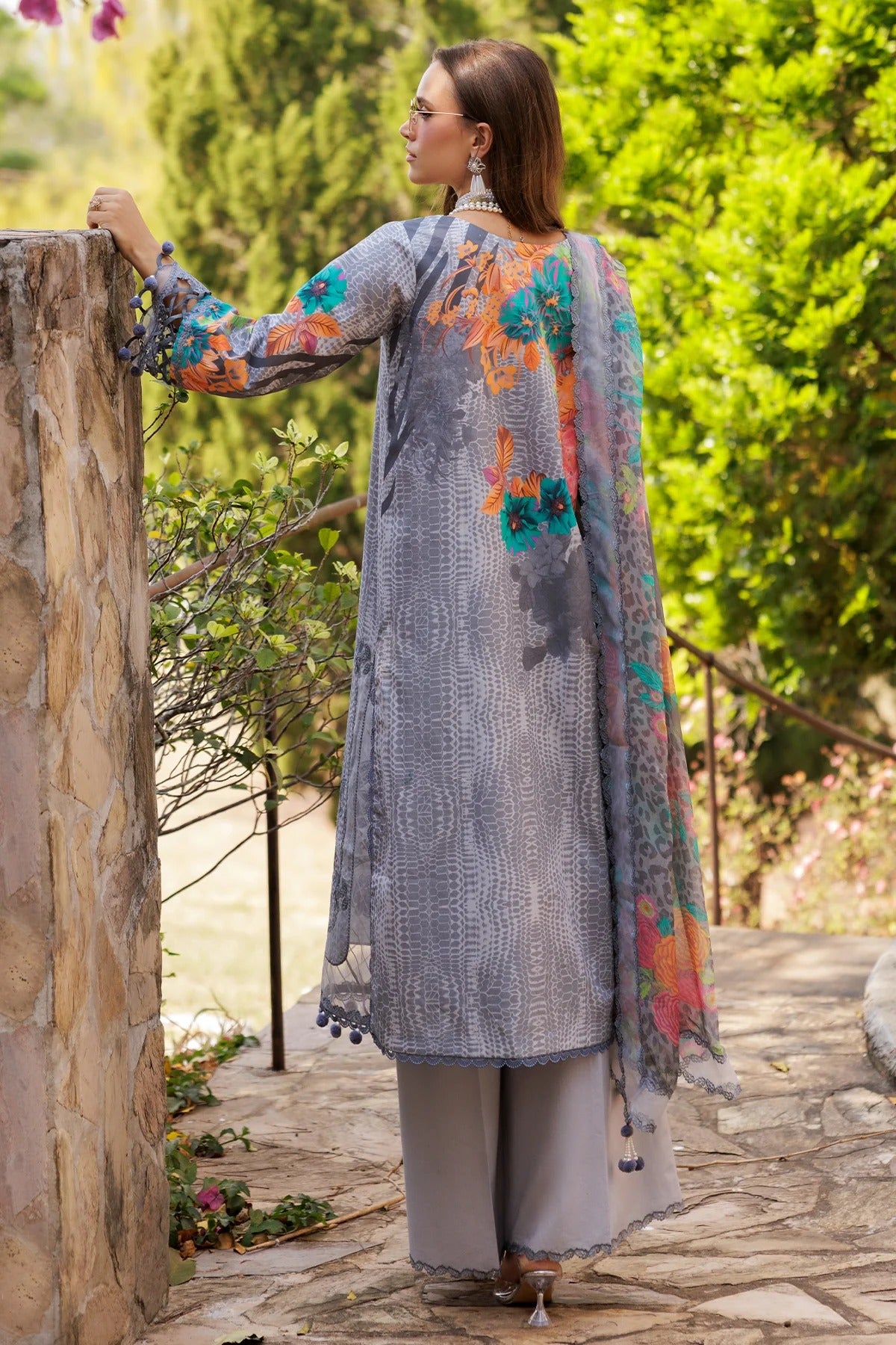 3-PC Unstitched Embroidered Lawn Collection