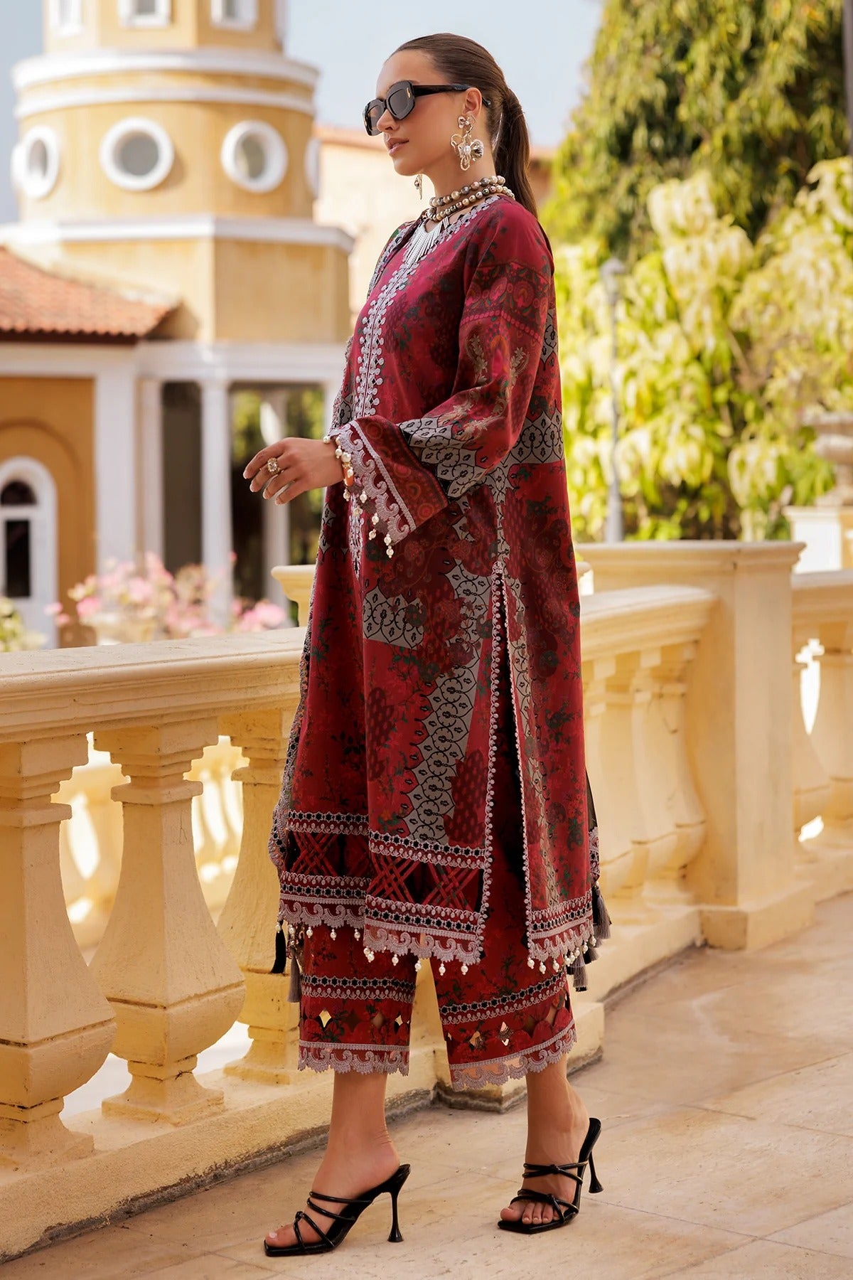 3-PC Unstitched Embroidered Lawn Collection