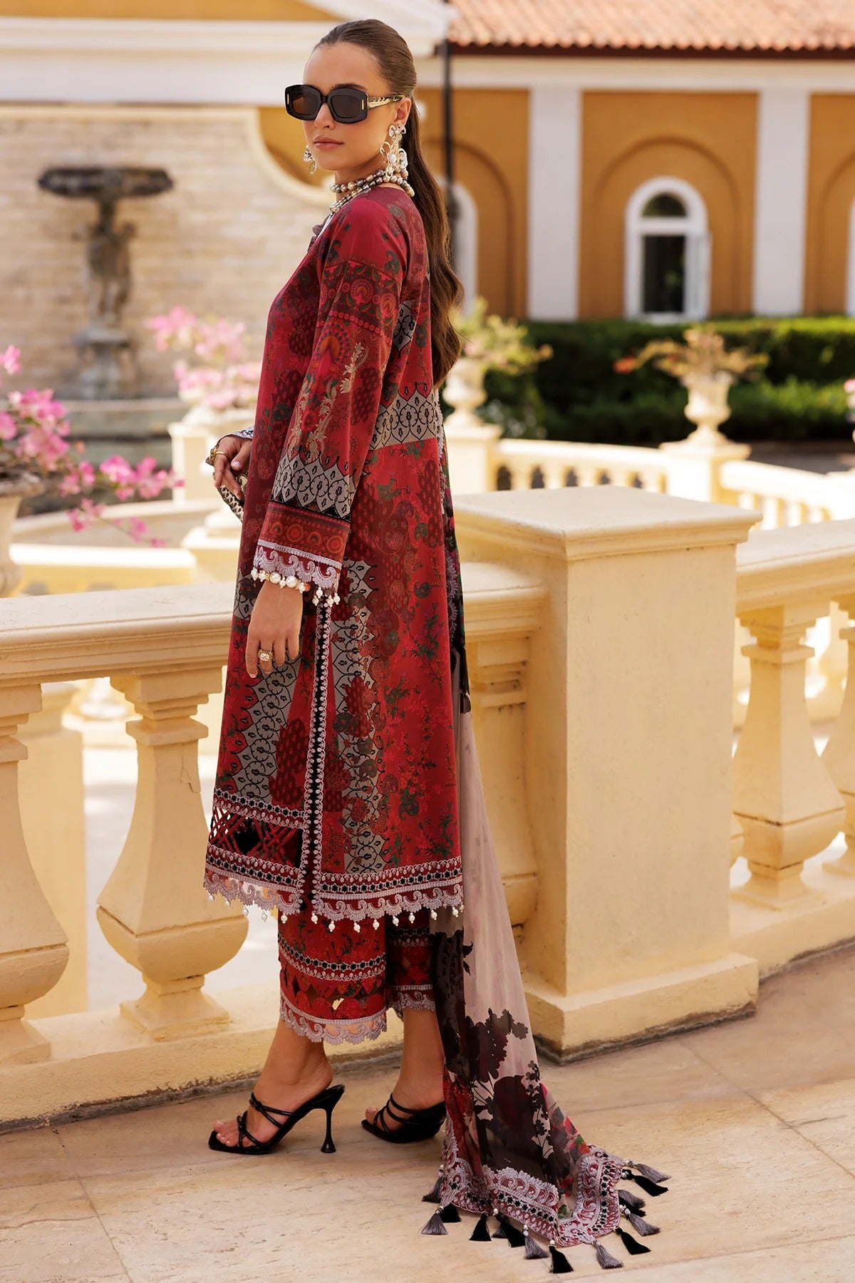 3-PC Unstitched Embroidered Lawn Collection