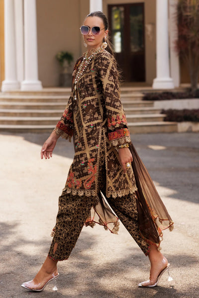 3-PC Unstitched Embroidered Lawn Collection