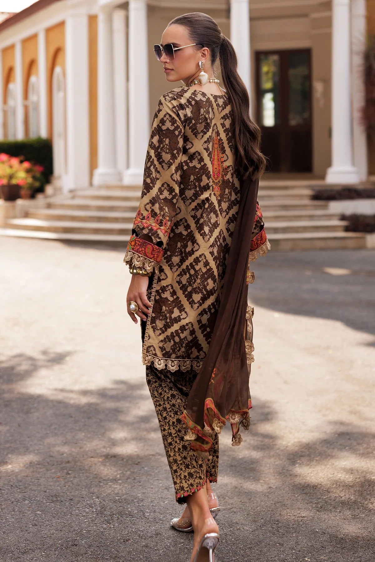3-PC Unstitched Embroidered Lawn Collection