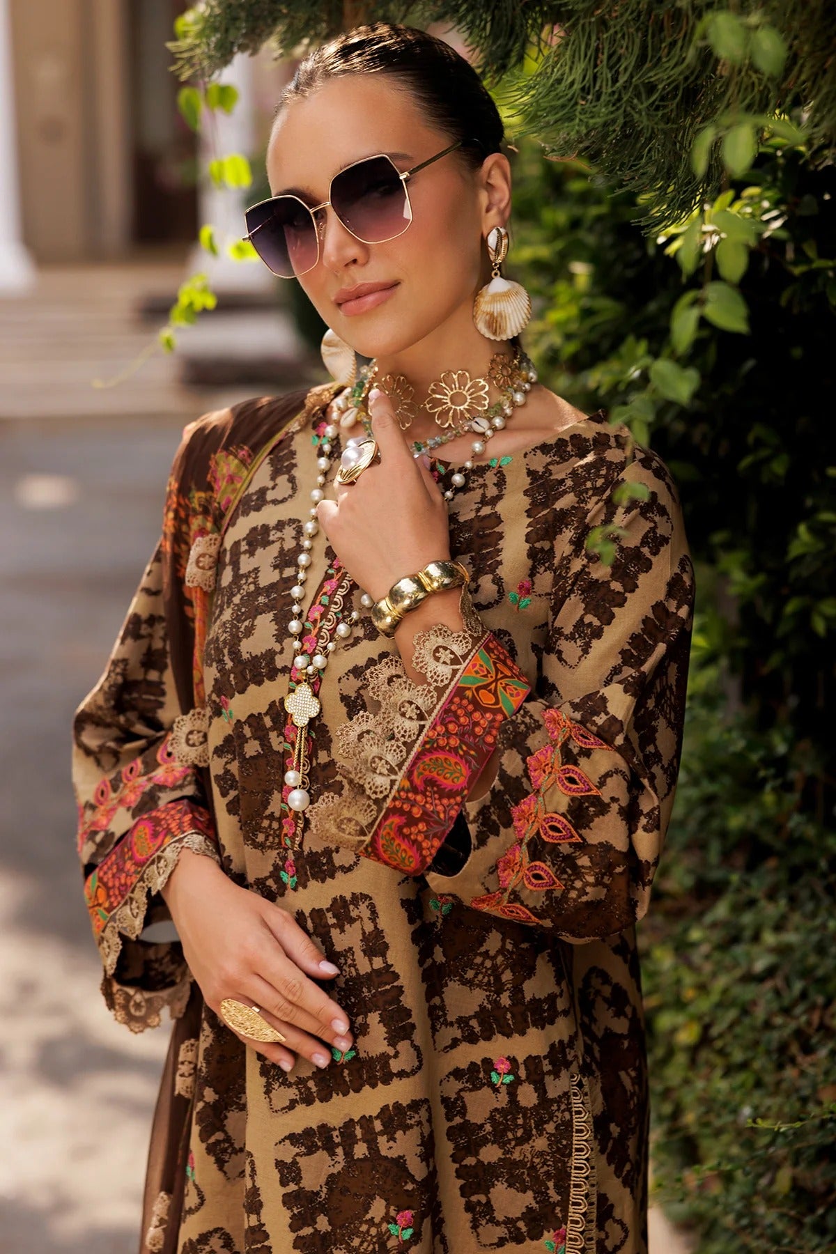 3-PC Unstitched Embroidered Lawn Collection