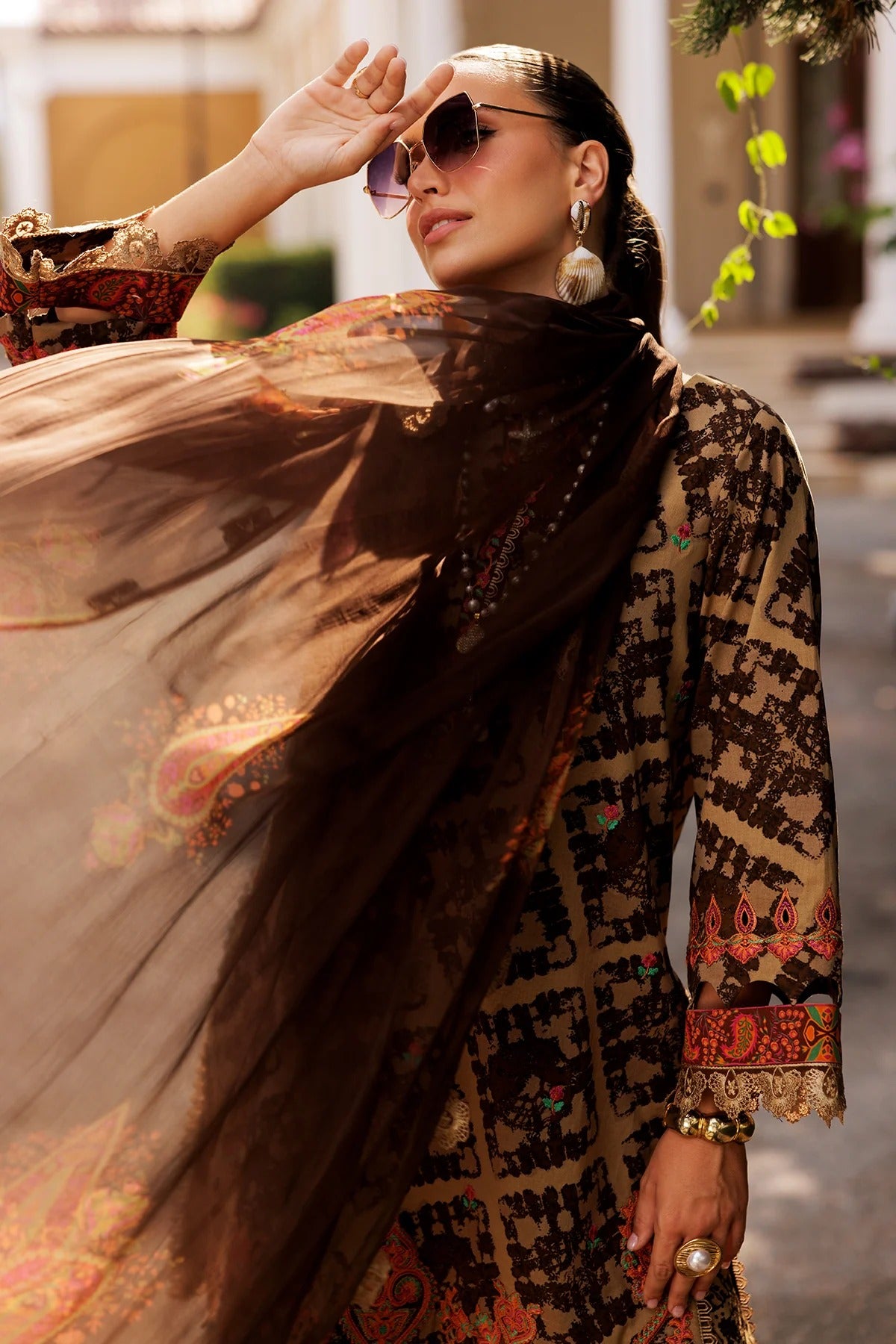 3-PC Unstitched Embroidered Lawn Collection