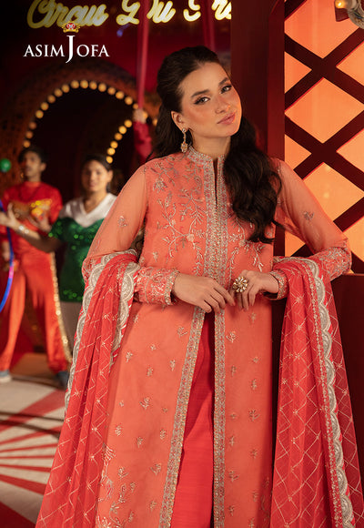 Embroidered Net 3 Pcs