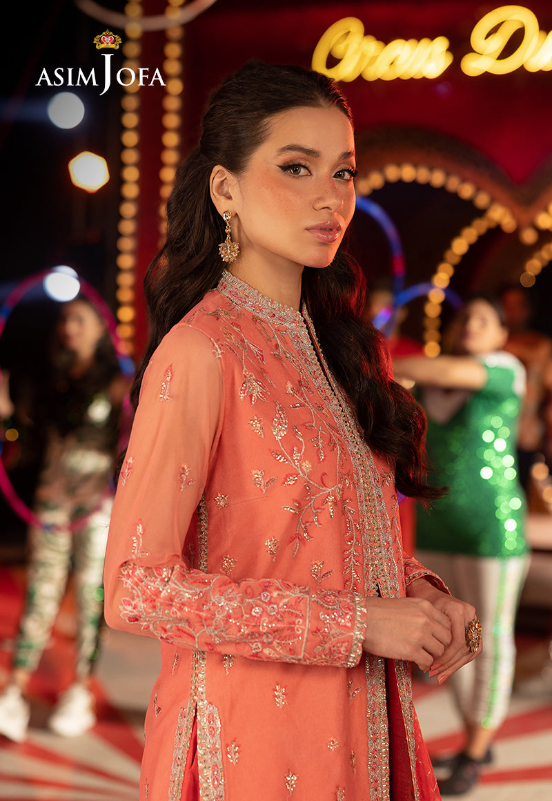 Embroidered Net 3 Pcs