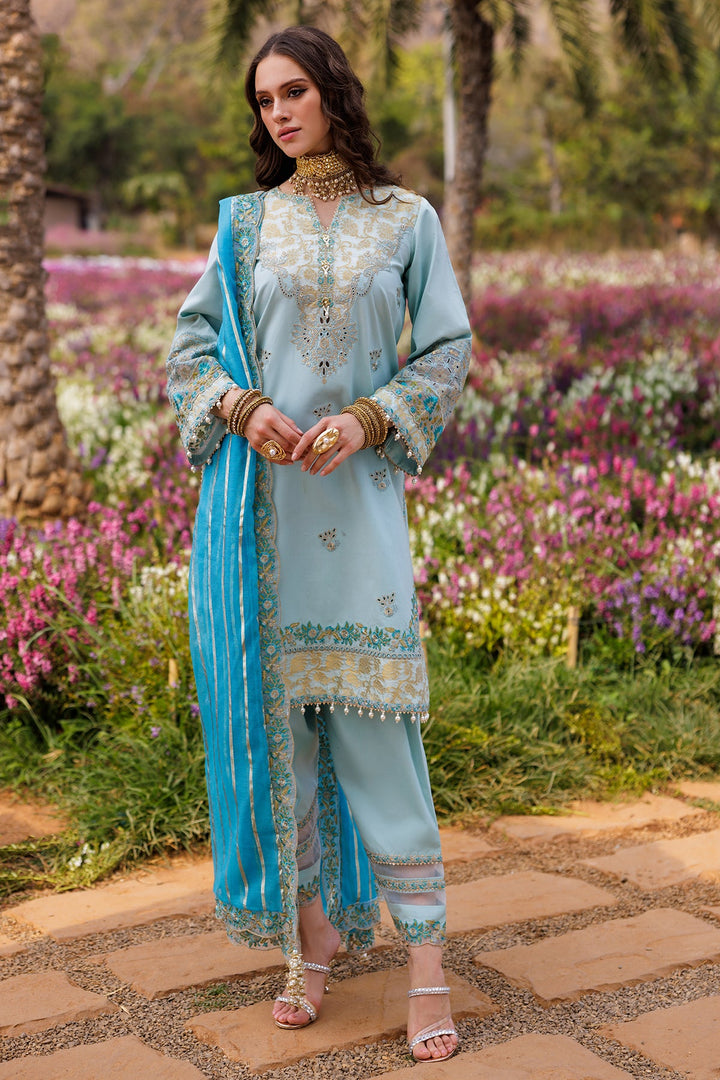 3-PC Unstitched Embroidered Lawn Collection