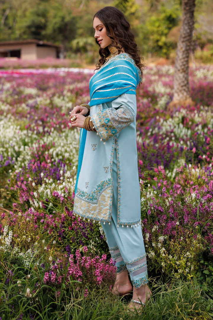 3-PC Unstitched Embroidered Lawn Collection
