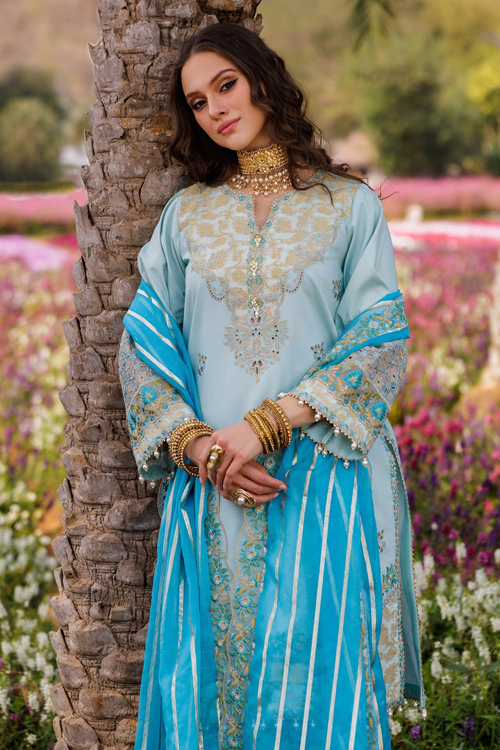 3-PC Unstitched Embroidered Lawn Collection