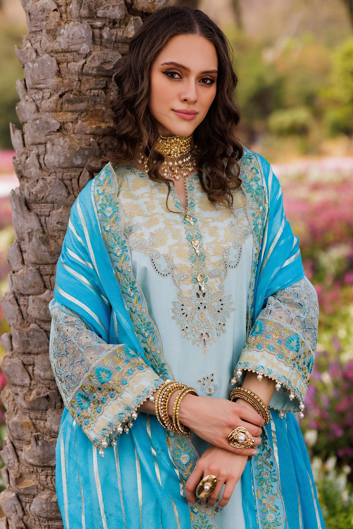 3-PC Unstitched Embroidered Lawn Collection