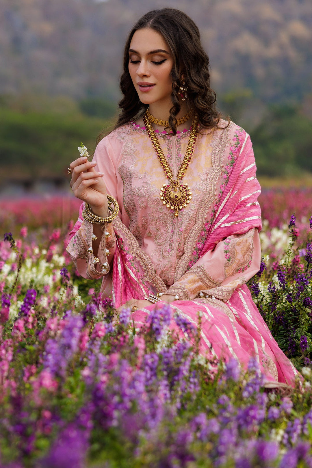 3-PC Unstitched Embroidered Lawn Collection