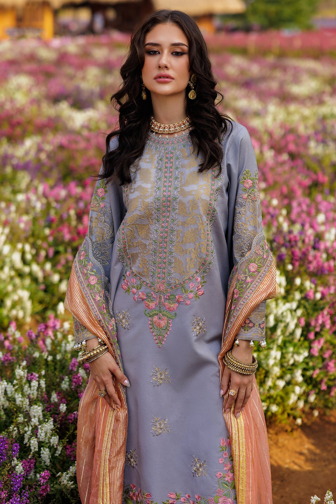 3-PC Unstitched Embroidered Lawn Collection