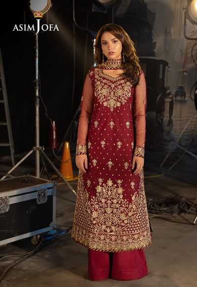 Embroidered Net 3 Pcs